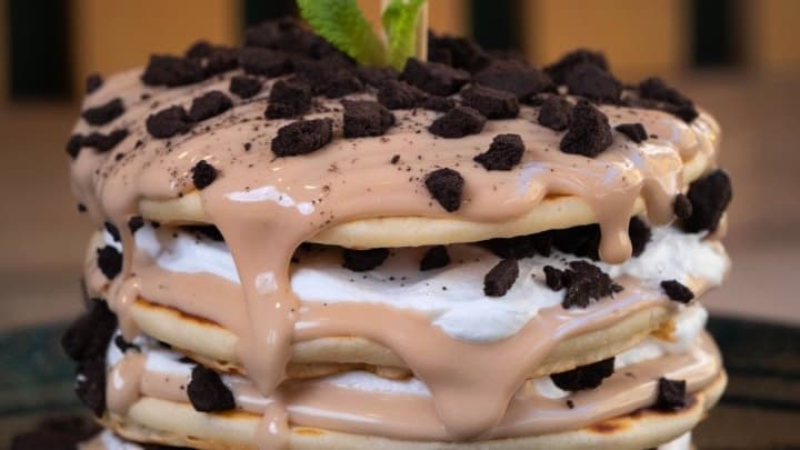 Американска палачинка Нутела, сметана и Oreo