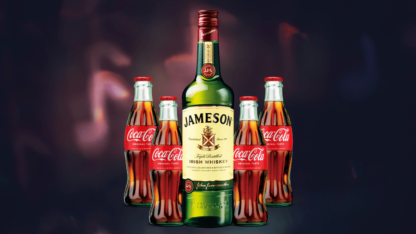 ПРОМО Jameson 0.7 + 4бр. Безалкохолни