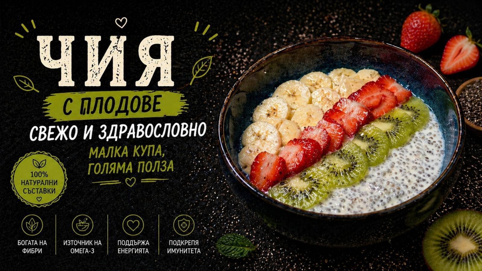 Чия с плодове